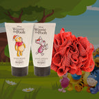 DISNEY WINNIE THE POOH X-MAS | Set Bagno - GelDoccia 75ml, Crema Corpo 75ml e Spugna in rete