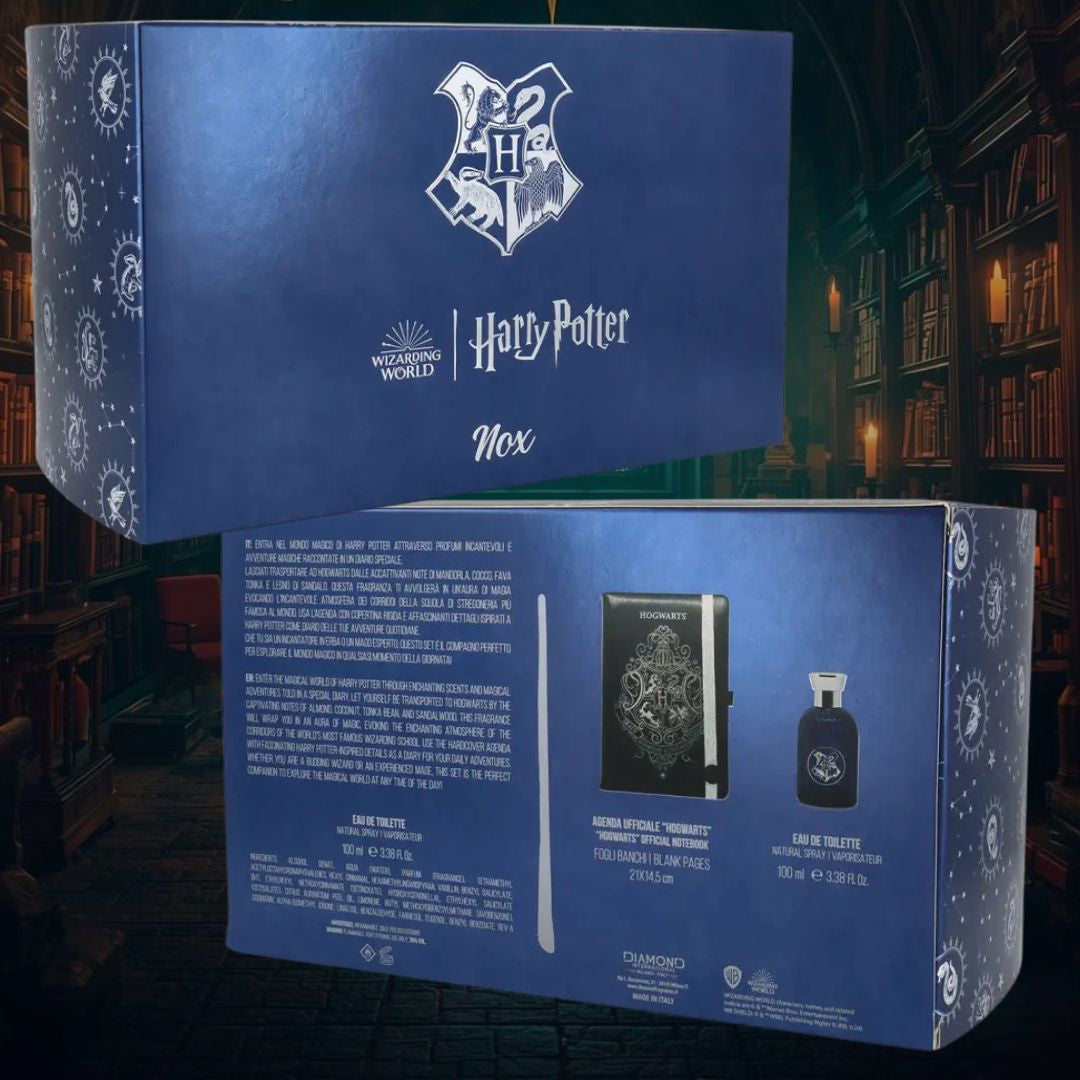 HARRY POTTER NOX Cofanetto – Eau de Toilette 100ml + Notebook Ufficiale Hogwarts