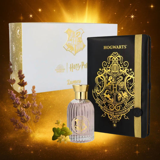 HARRY POTTER LUMOS Cofanetto – Eau de Toilette 100ml + Notebook Ufficiale Hogwarts