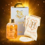 HARRY POTTER LUMOS Cofanetto | Bagnodoccia Profumato Glitterato 300ml + Calzini Ufficiale Hogwarts 38-43