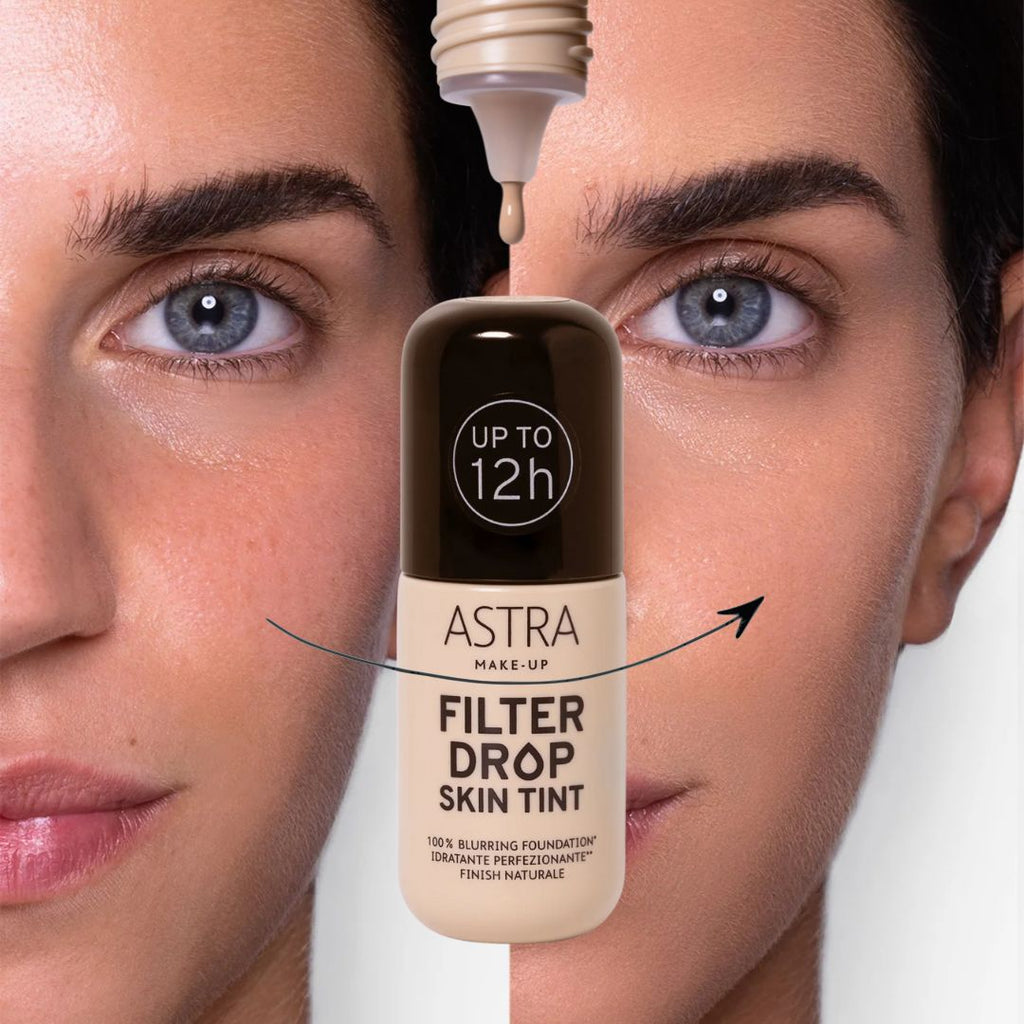 ASTRA MAKE UP | FILTERDROP SKIN TINT - Finish Naturale, 100% Blurring