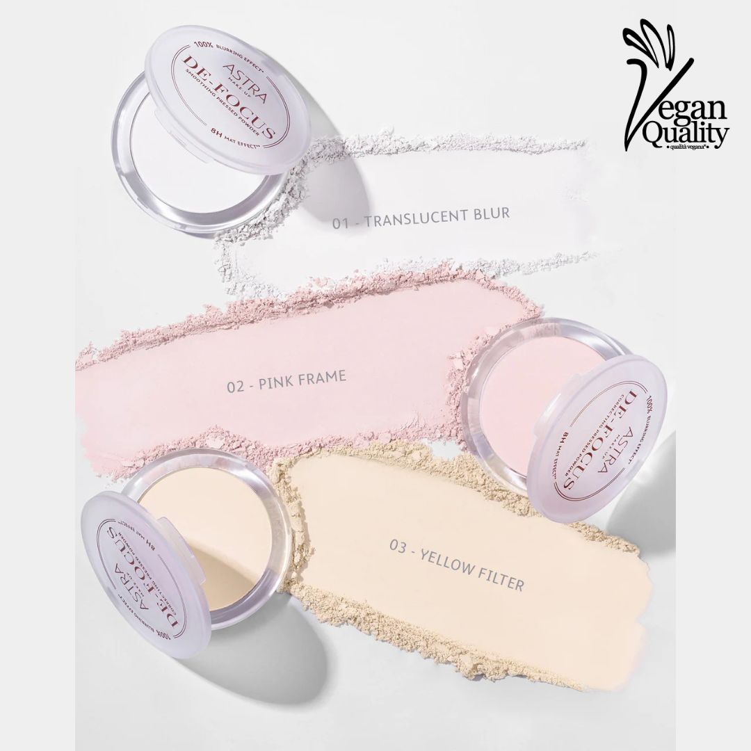 ASTRA MAKE UP DE-FOCUS - Cipria Compatta Levigante/Correttiva
