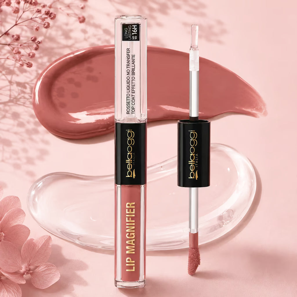 BELLAOGGI LIP MAGNIFIER - Rossetto Liquido Lunga Tenuta 2 step 1,2ml+1,5ml