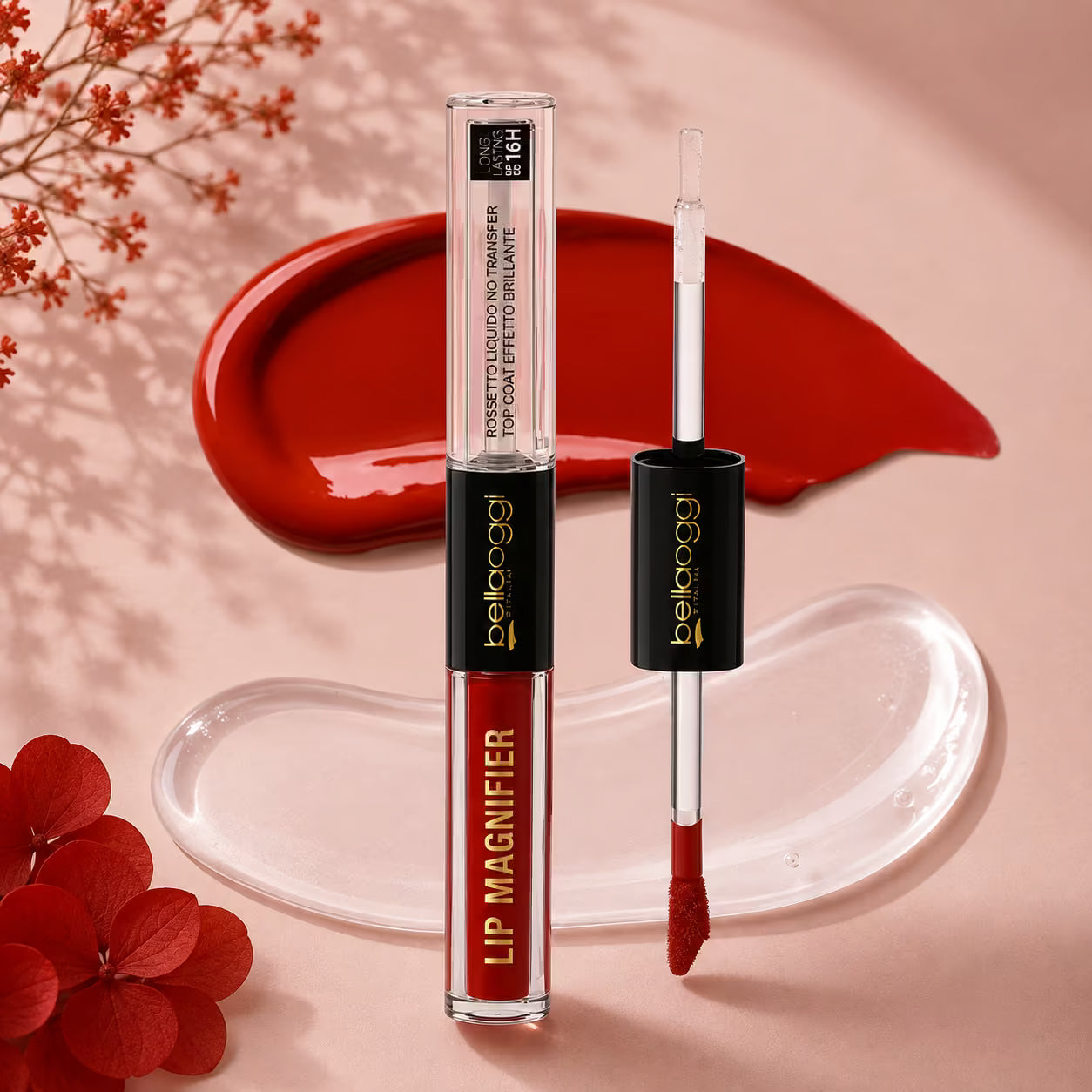 BELLAOGGI LIP MAGNIFIER - Rossetto Liquido Lunga Tenuta 2 step 1,2ml+1,5ml