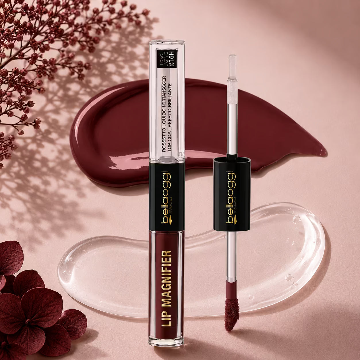 BELLAOGGI LIP MAGNIFIER - Rossetto Liquido Lunga Tenuta 2 step 1,2ml+1,5ml