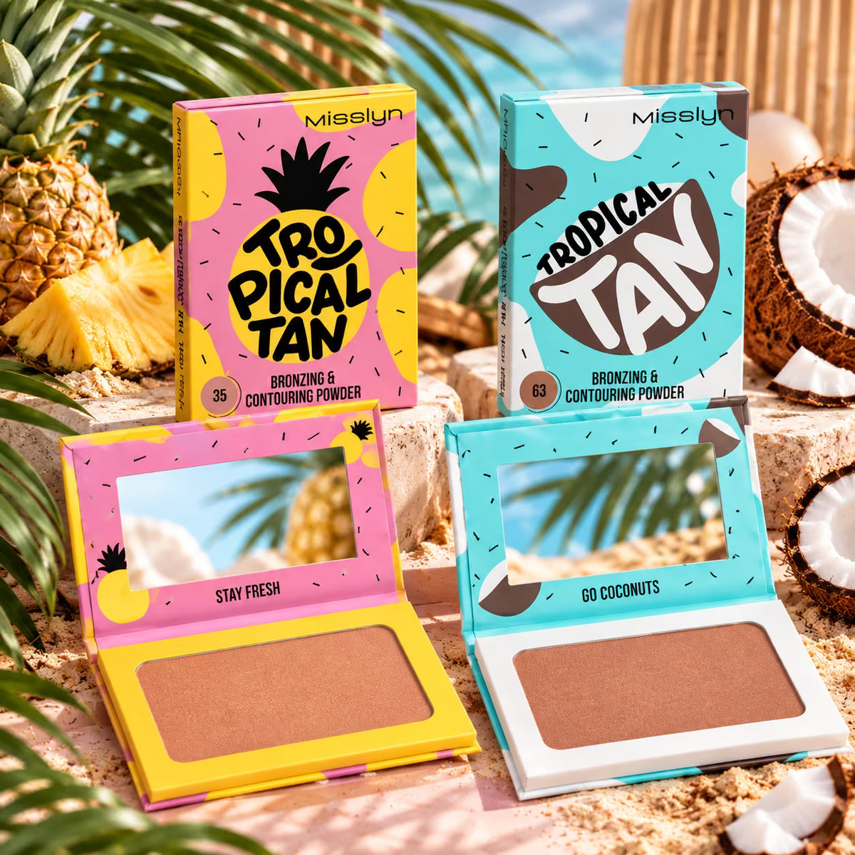 MISSLYN TROPICAL TAN BRONZING & CONTOURING POWDER 6g