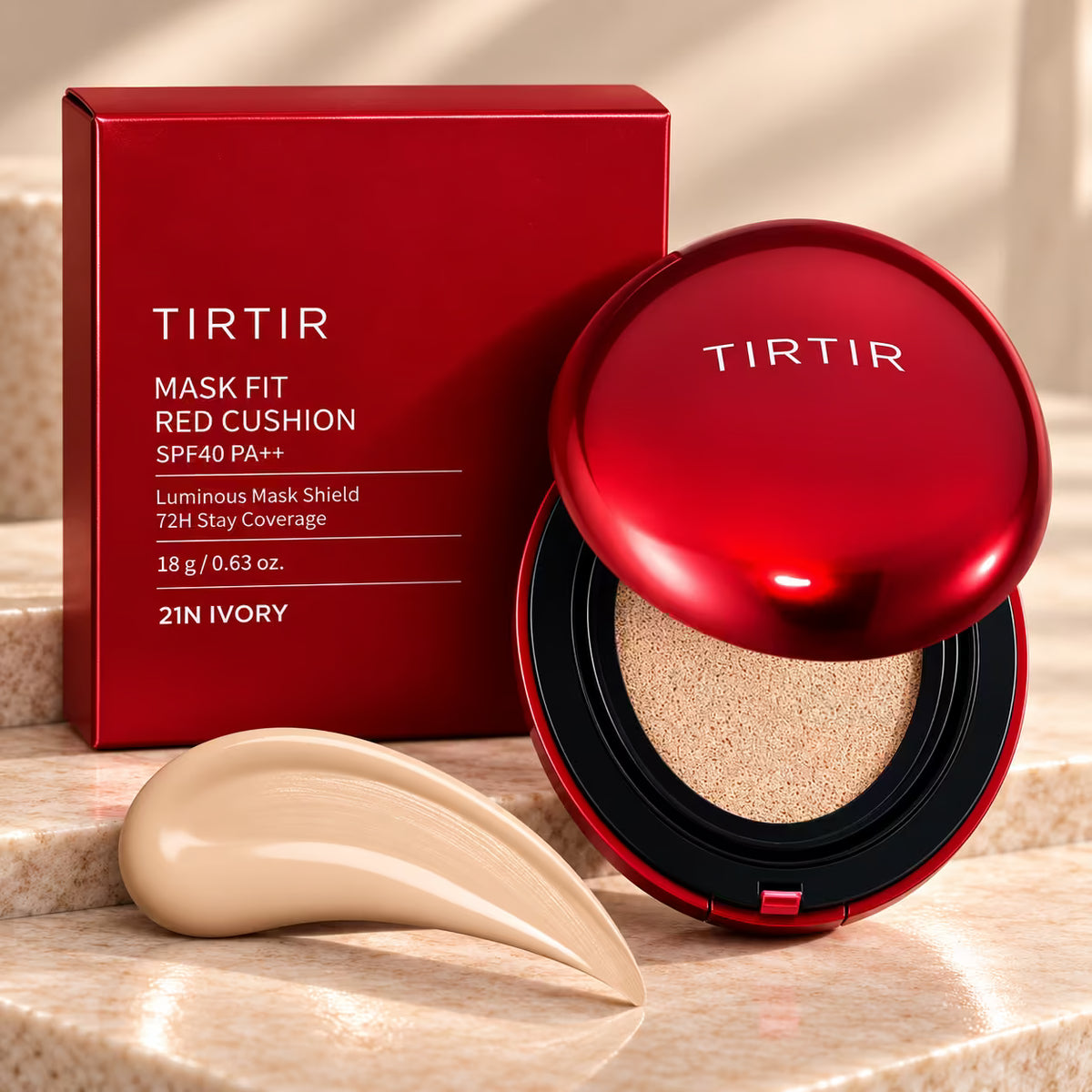 TIRTIR MASK FIT RED CUSHION - Fondotinta Cushion SPF40 PA++ 18 g