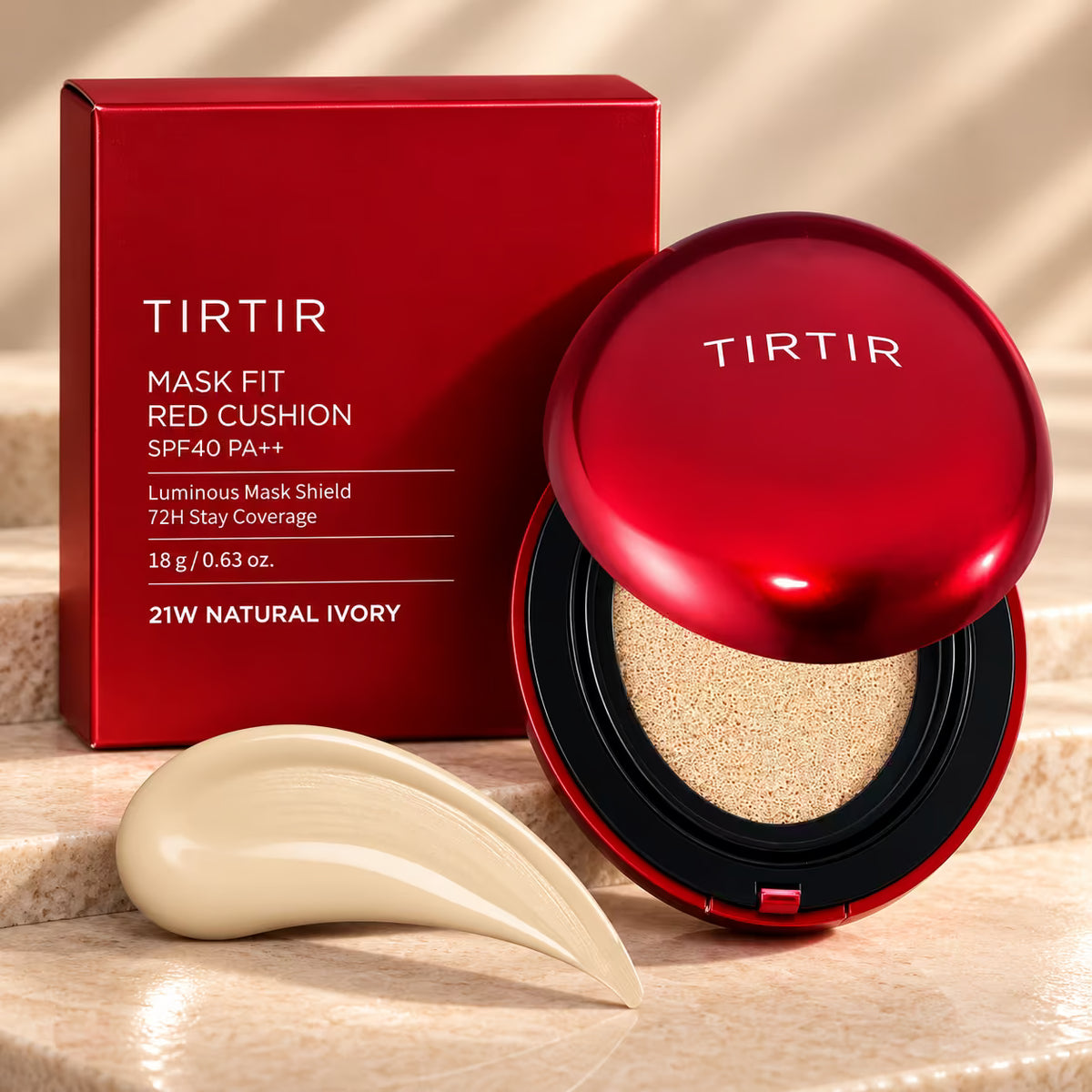 TIRTIR MASK FIT RED CUSHION - Fondotinta Cushion SPF40 PA++ 18 g
