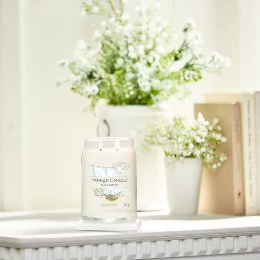 YANKEE CANDLE | Collezione Signature - CLEAN COTTON