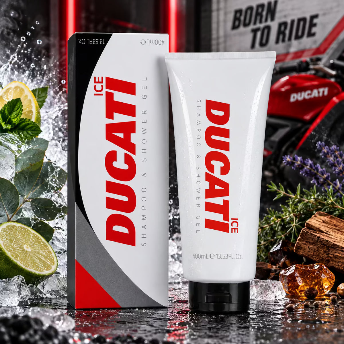 DUCATI ICE SHAMPOO & SHOWER GEL 2in1 400ml