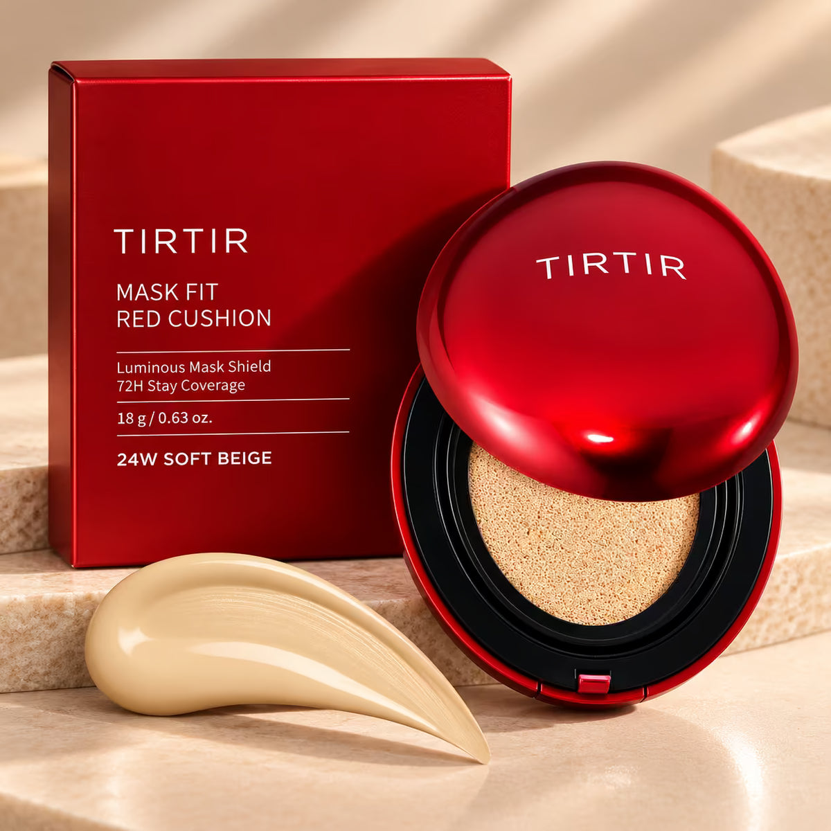 TIRTIR MASK FIT RED CUSHION - Fondotinta Cushion SPF40 PA++ 18 g