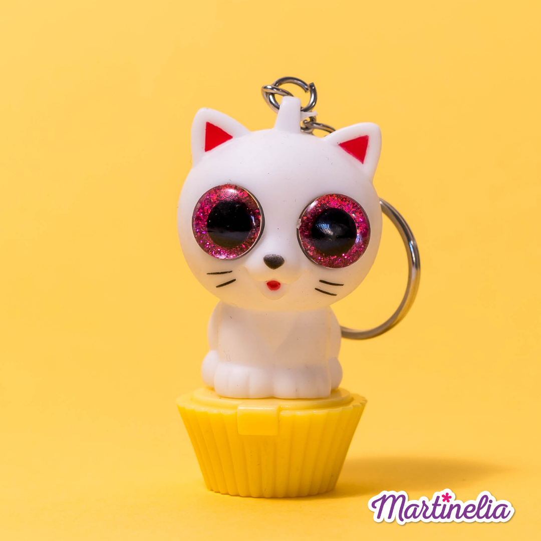 SQUISHNIMALS - Balsamo labbra fruttato con morbido animaletto portachiavi