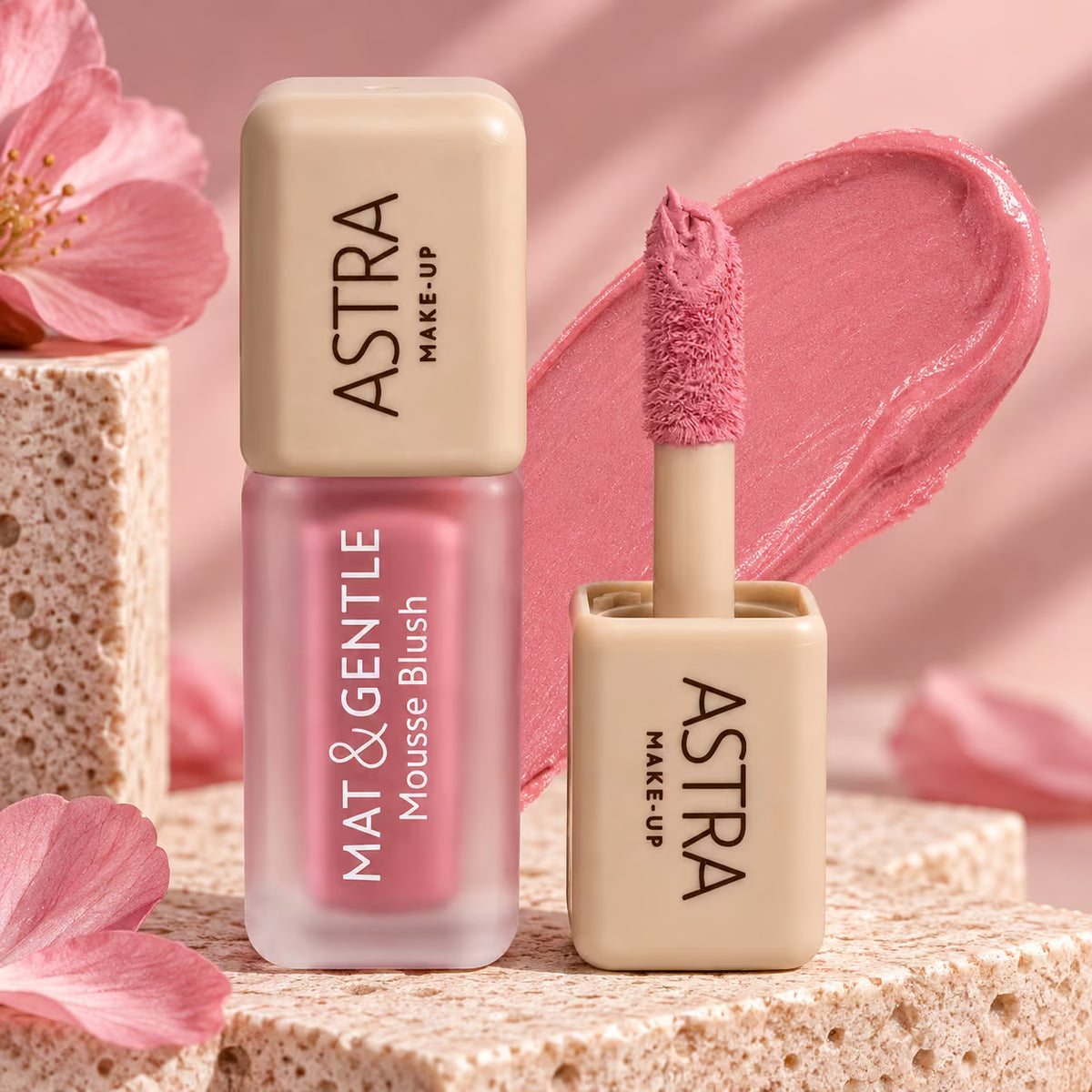 ASTRA MAT&GENTLE MOUSSE BLUSH - Blush Finish Mat Vellutato 3,5ml