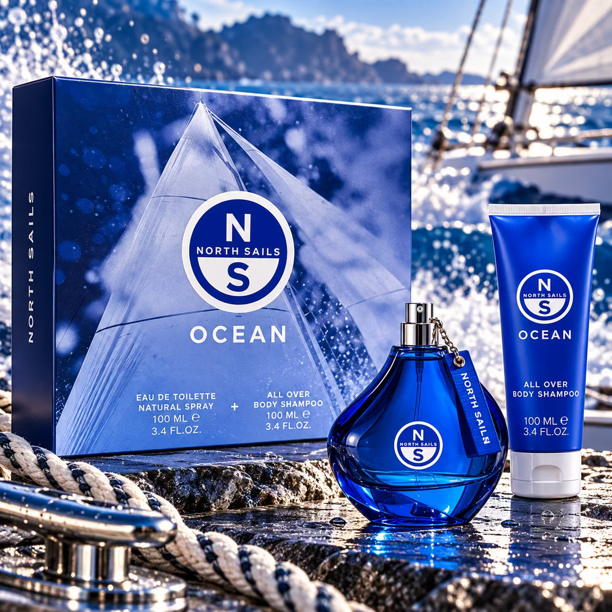 NORTH SAILS OCEAN COFANETTO - Eau de Toilette 100 ml + All Over Body Shampoo 100 ml