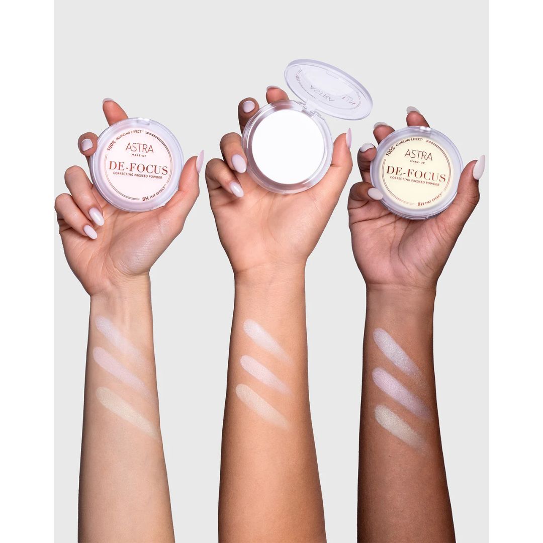 ASTRA MAKE UP DE-FOCUS - Cipria Compatta Levigante/Correttiva