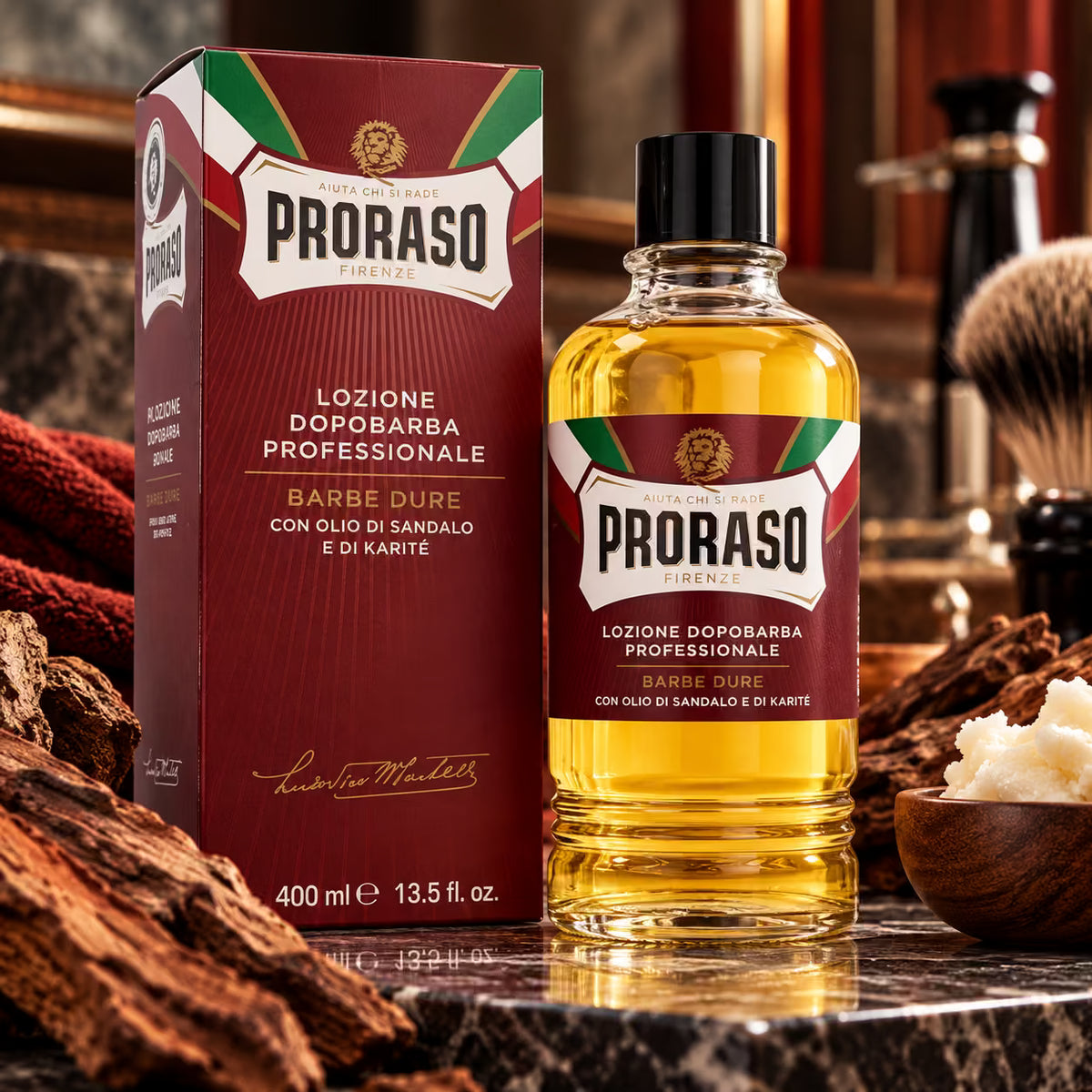 PRORASO LOZIONE DOPOBARBA PROFESSIONALE - Per Barbe Dure 400ml