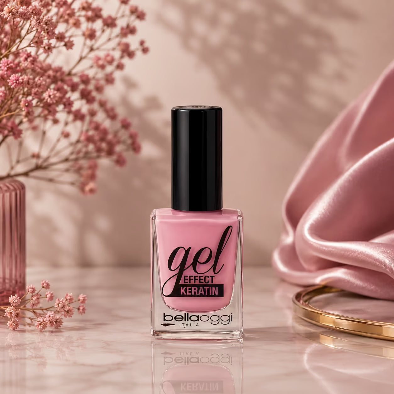 BELLAOGGI GEL EFFECT KERATIN - Smalti Unghie Effetto Gel 10 ml