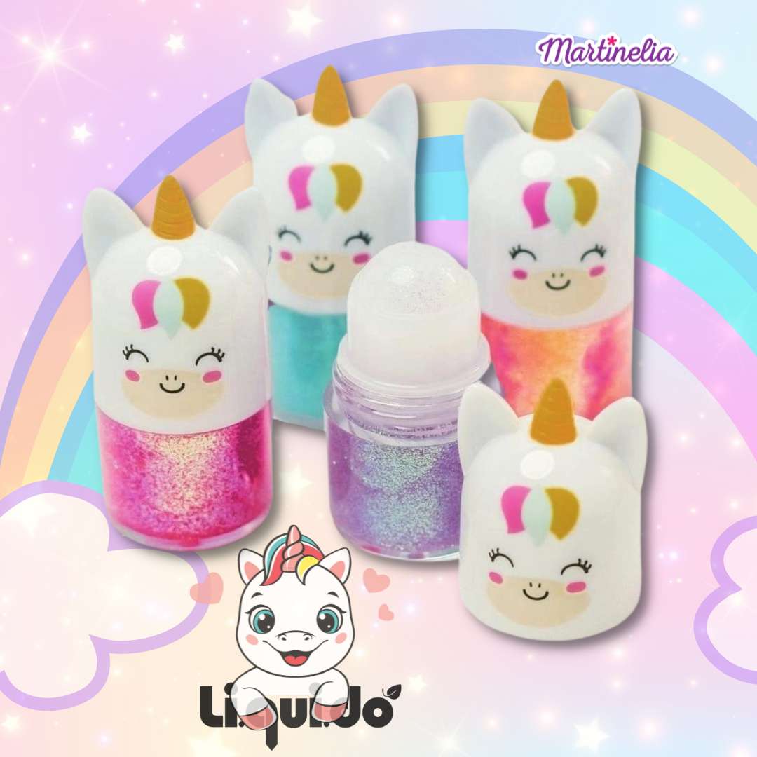 UNICORN GLITTER - Roll-on per glitterare il viso e il corpo