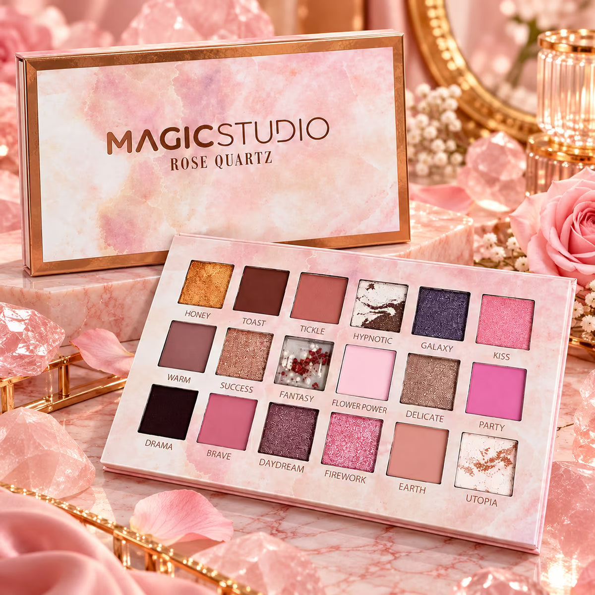 MAGIC STUDIO - PALETTE OMBRETTI ROSE QUARTZ