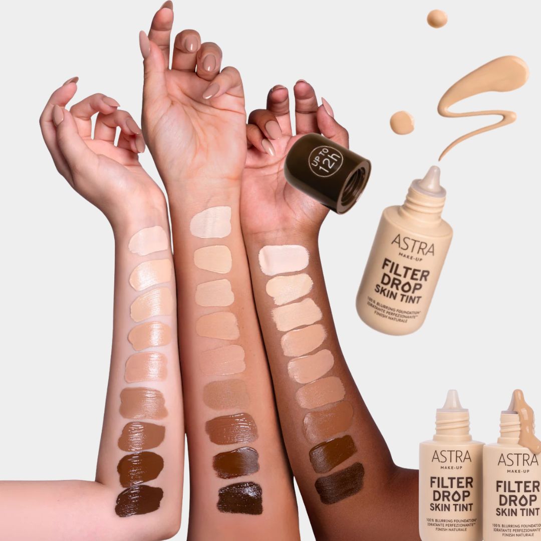ASTRA MAKE UP | FILTERDROP SKIN TINT - Finish Naturale, 100% Blurring