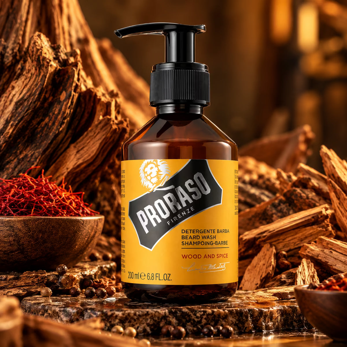 PRORASO DETERGENTE BARBA WOOD & SPICE 200ml