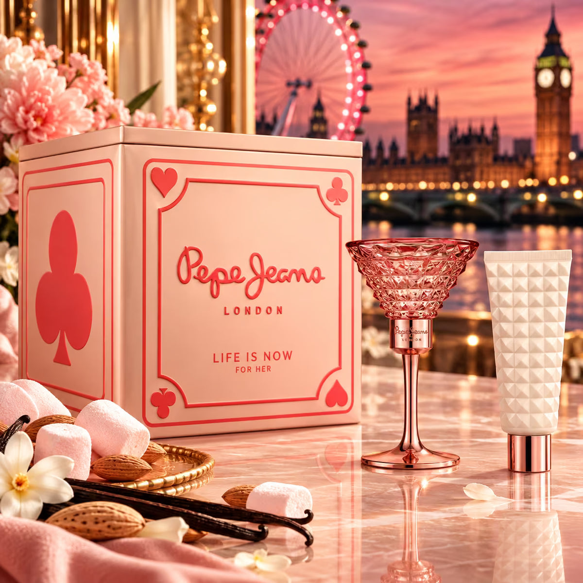 PEPE JEANS LONDON LIFE IS NOW FOR HER COFANETTO - Eau De Parfum 80ml + Body Lotion 80ml
