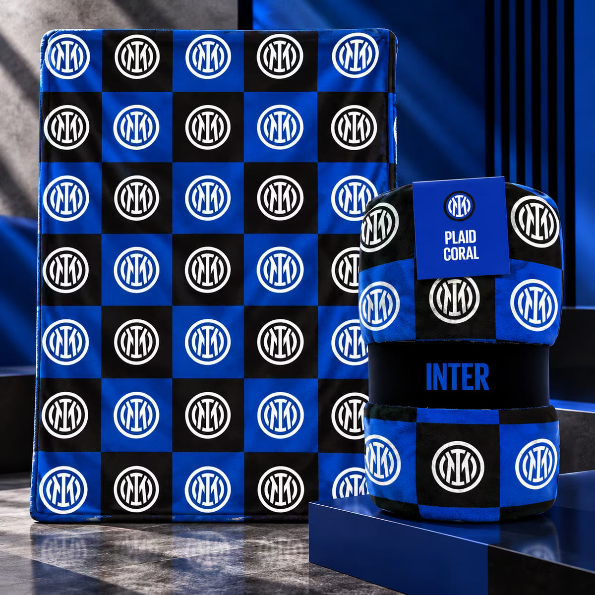 INTER PLAID PILE UFFICIALE 150 × 210 cm