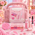 MAGIC STUDIO FLUFFY PINK VANITY SET - Eyeshadow Palette 8x 0.81g + Lip Gloss 4ml + Mascara 3.3ml + Blush 1g