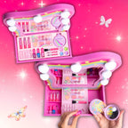 MARTINELIA MAKEUP VANITY - Toeletta con Specchio Luminoso + Set Trucco per bambini