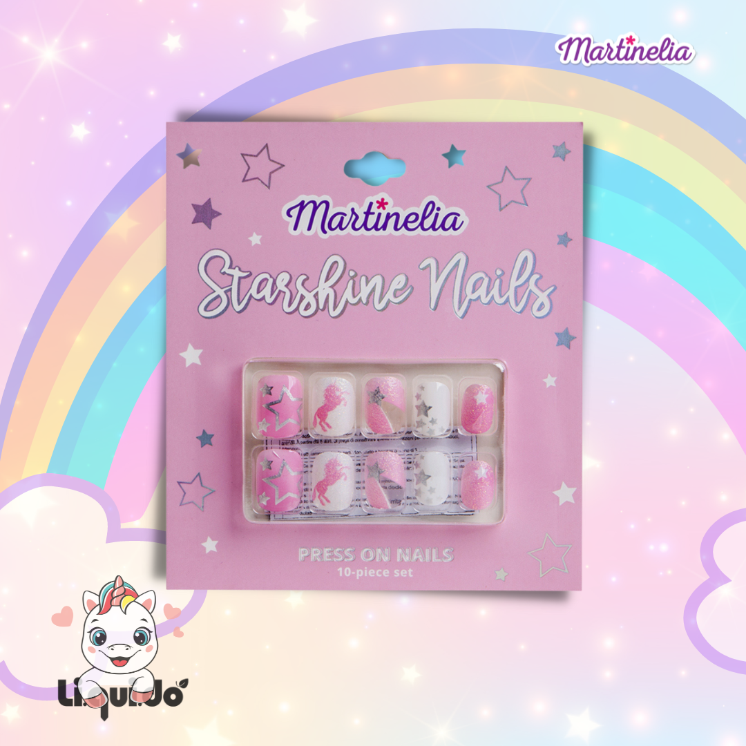 STARSHINE NAILS - Set da 10 unghie decorate a tema di Unicorno