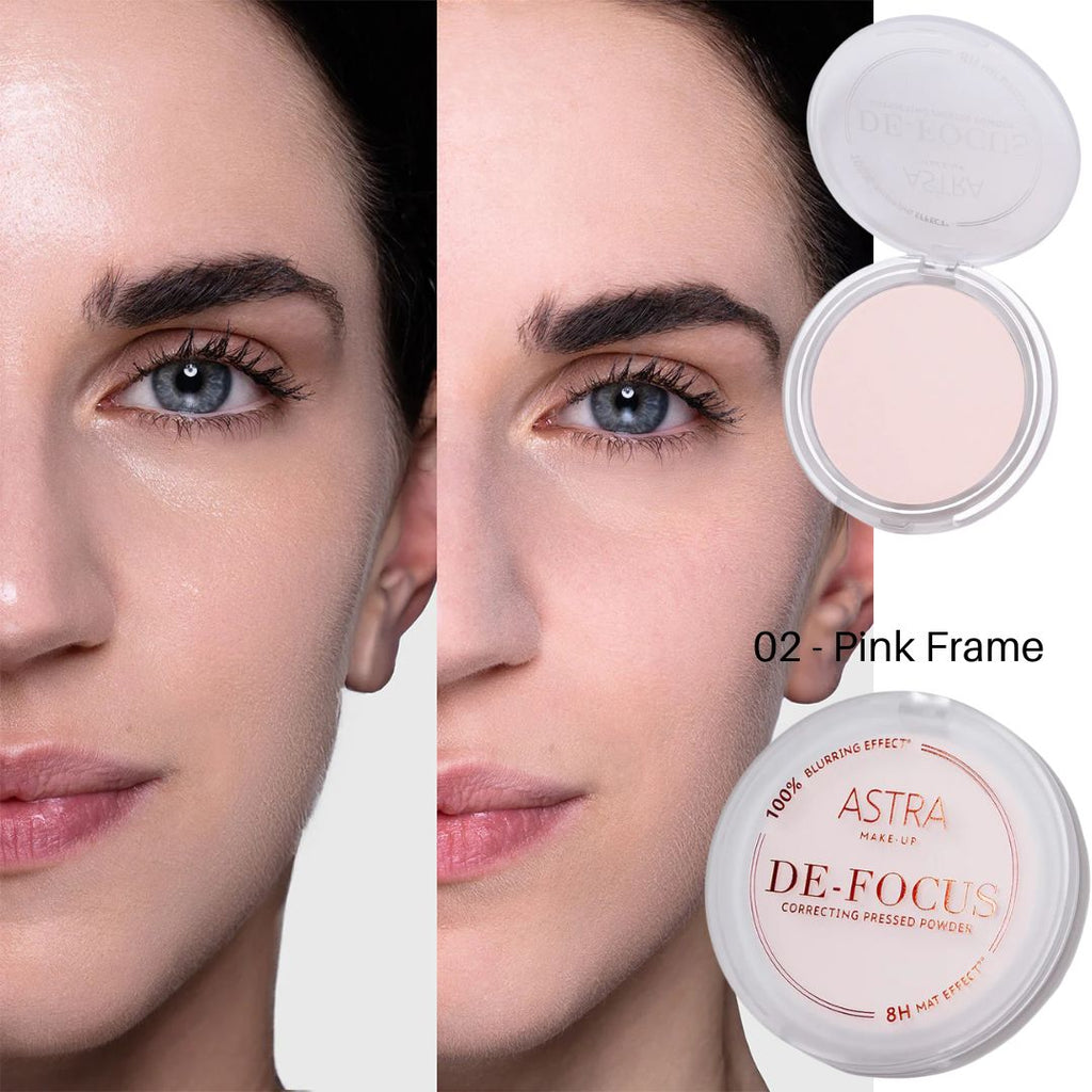 ASTRA MAKE UP DE-FOCUS - Cipria Compatta Levigante/Correttiva