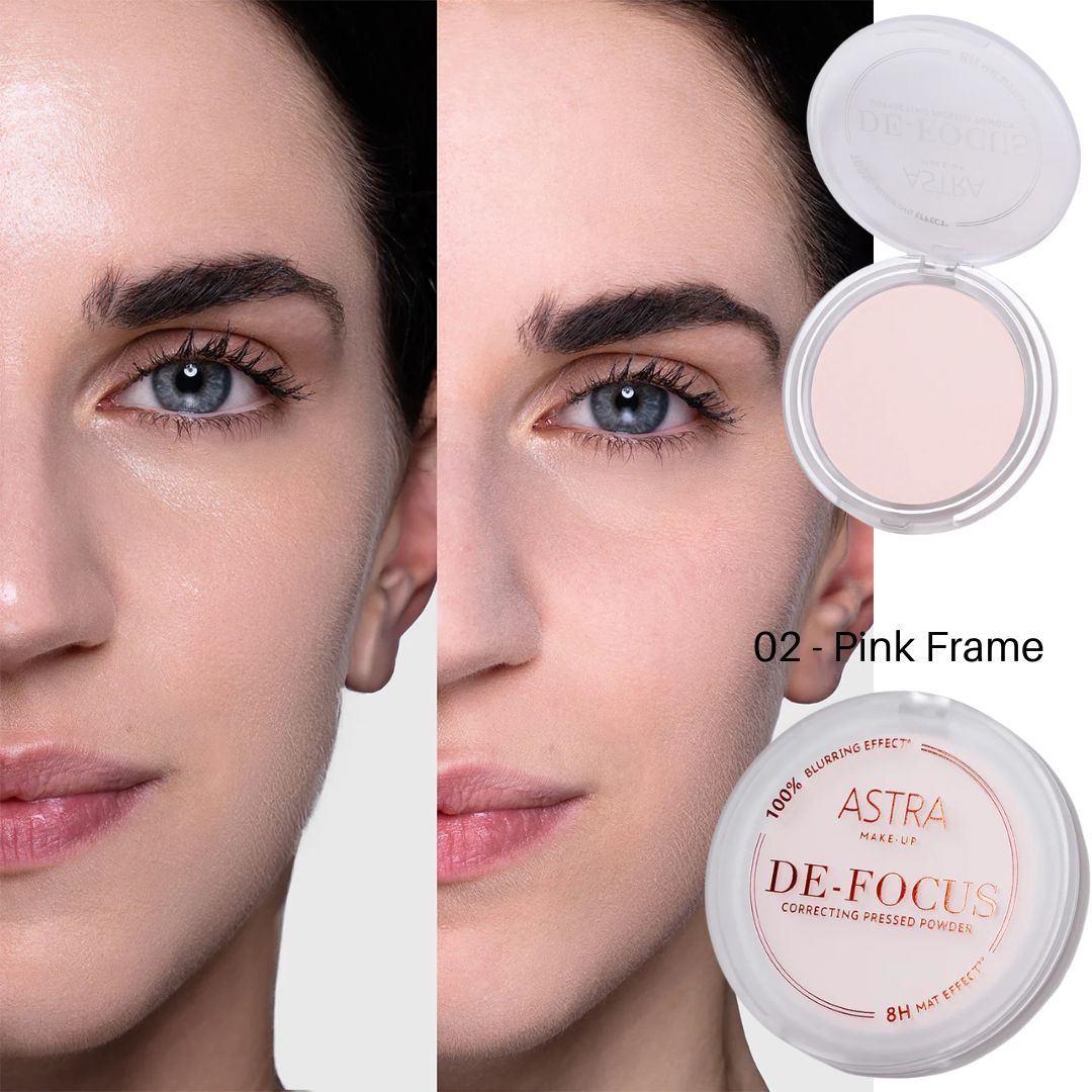 ASTRA MAKE UP DE-FOCUS - Cipria Compatta Levigante/Correttiva
