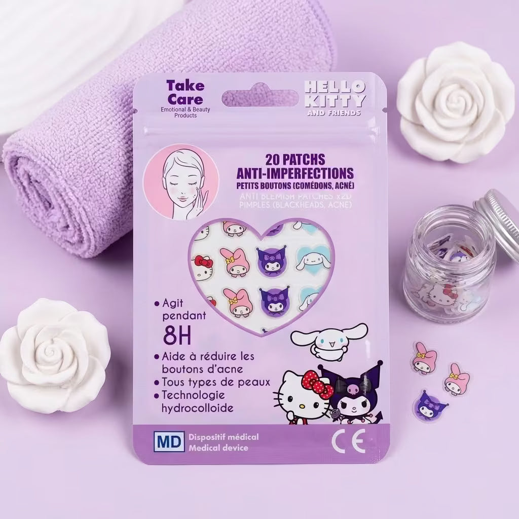HELLO KITTY AND FRIENDS 20 PATCHS ANTI-IMPERFECTIONS - Cerotti Anti-Imperfezioni 20 Patch
