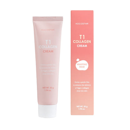 KOCOSTAR T1 COLLAGEN CREAM – Maschera Viso Wrapping al Collagene 55g