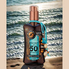 BYRON BAY - Olio di Cocco Super Abbronzante SPF50 200ml | Aiuta a prevenire l'invecchiamento cutaneo