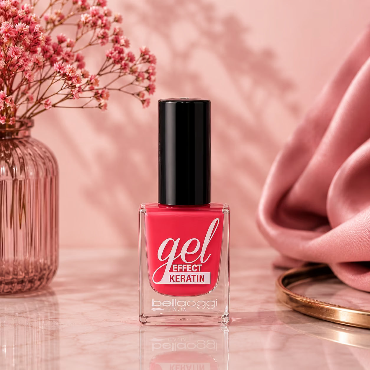 BELLAOGGI GEL EFFECT KERATIN - Smalti Unghie Effetto Gel 10 ml