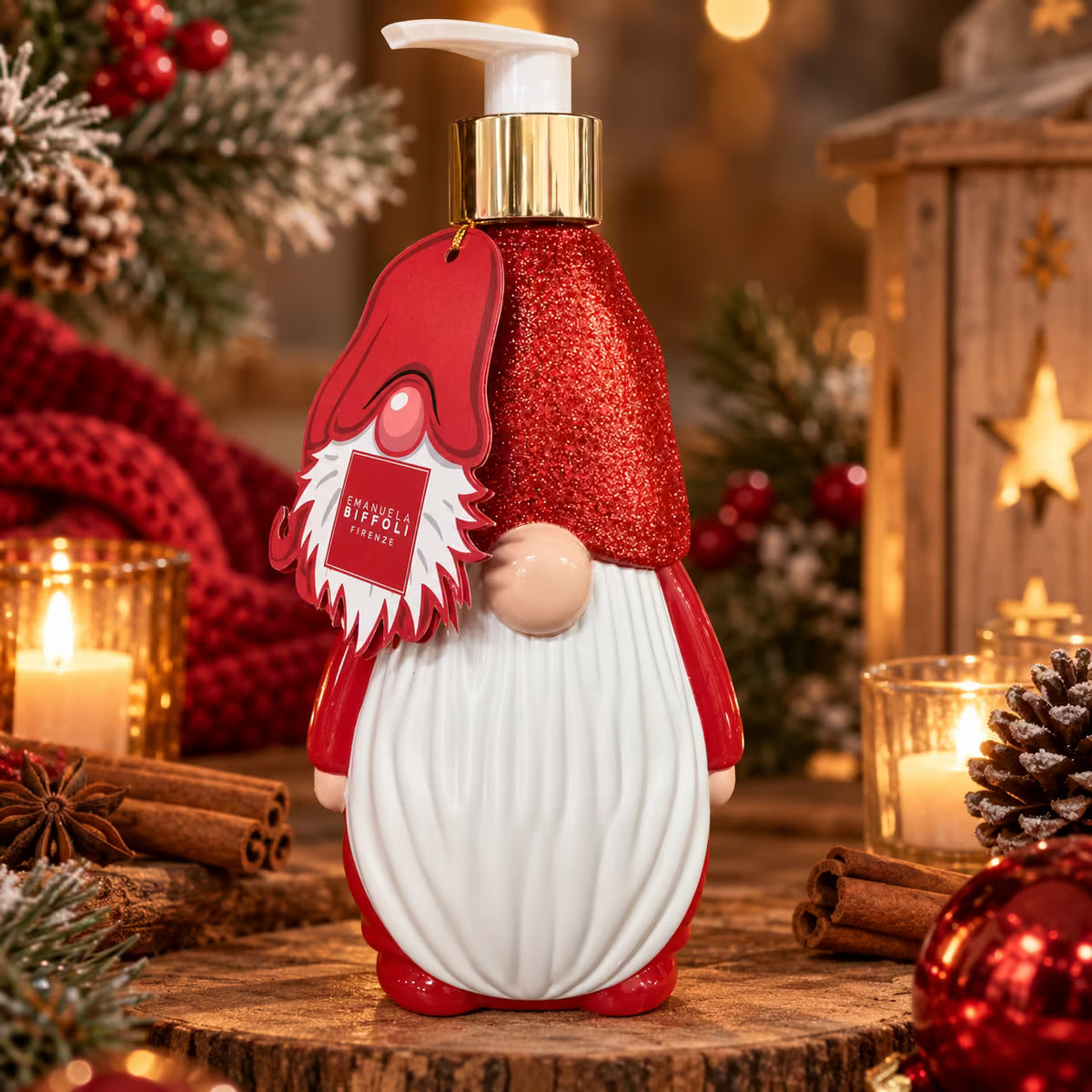 EMANUELA BIFFOLI BAGNO CREMA GNOMO ROSSO AMBRA E CANNELLA 480ml