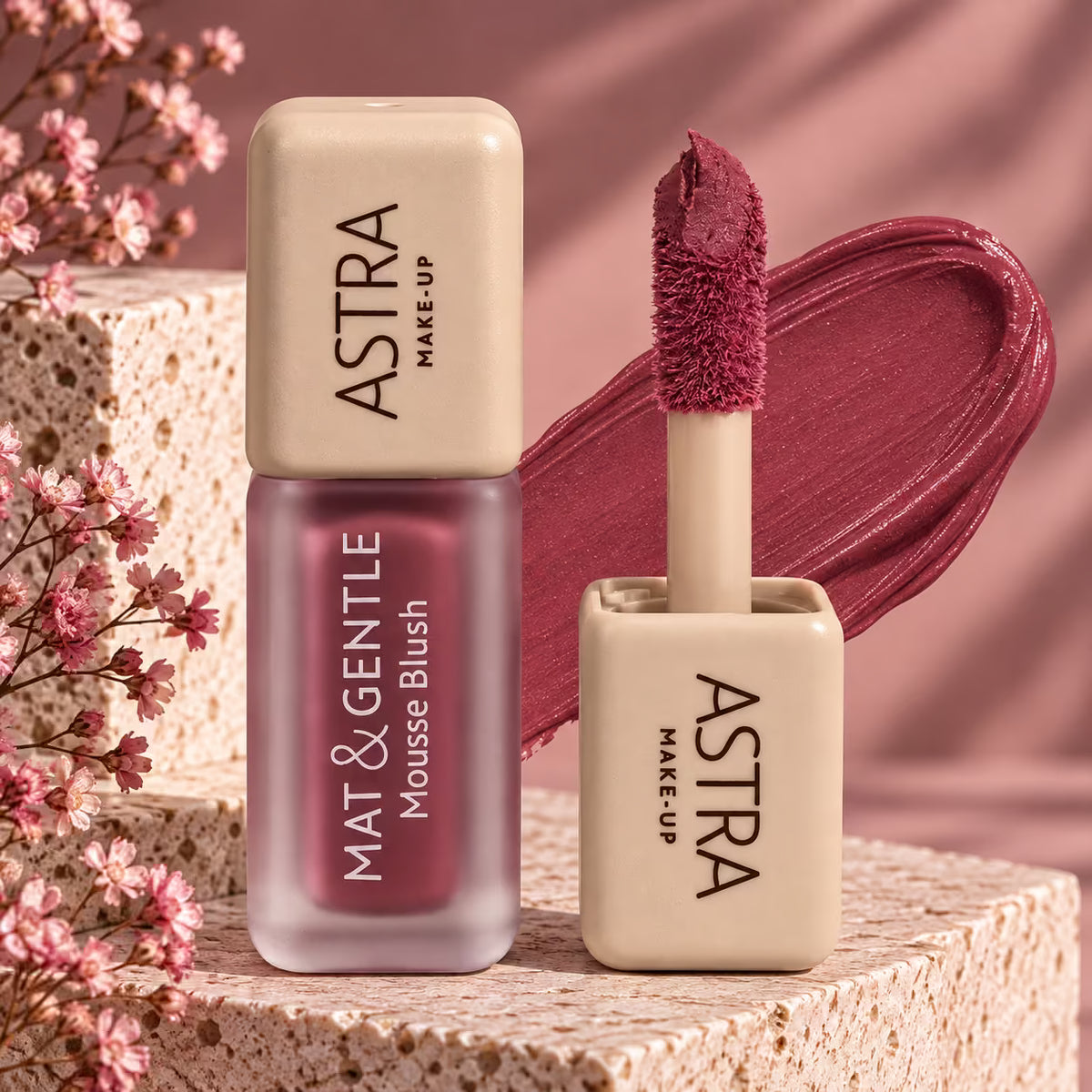 ASTRA MAT&GENTLE MOUSSE BLUSH - Blush Finish Mat Vellutato 3,5ml