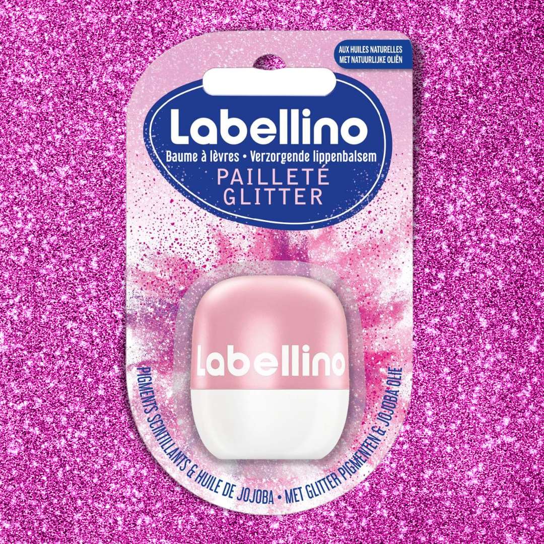 LABELLINO PAILLETÉ GLITTER ROSA - Balsamo labbra formula glitterata