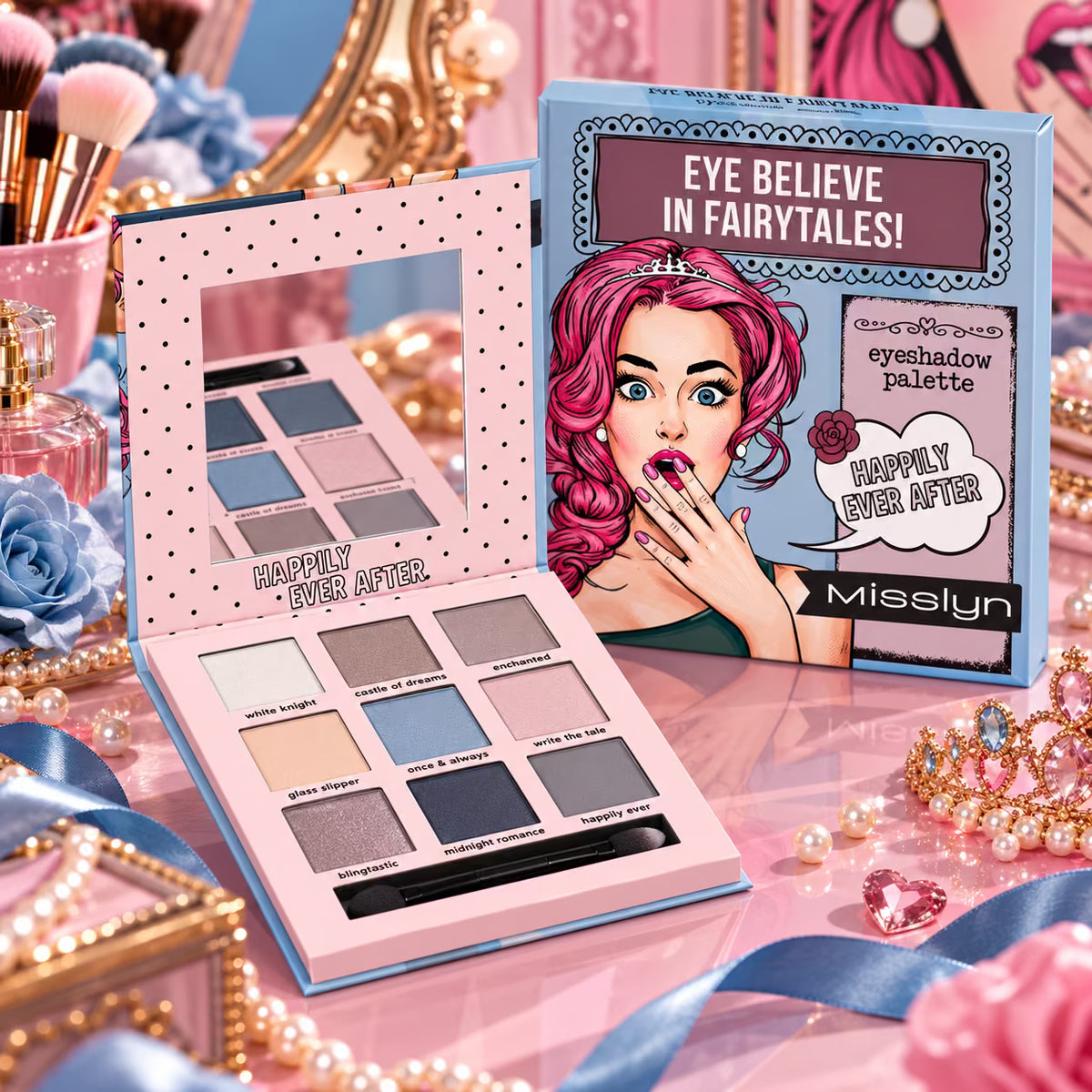 MISSLYN EYE BELIEVE IN FAIRYTALES! Eyeshadow Palette – N. 3 Happily Ever After