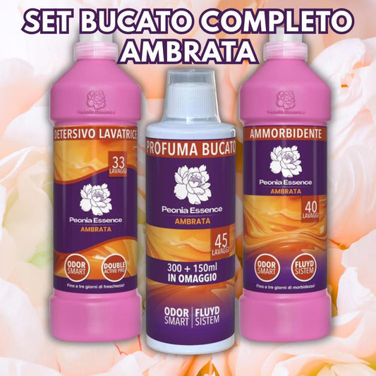 Profuma biancheria peonia ambrata 450ml