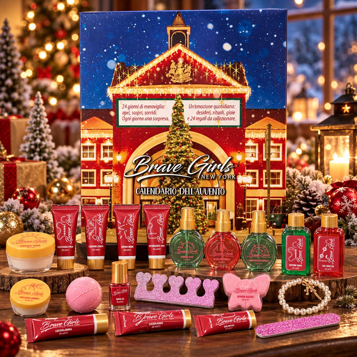 BRAVE GIRLS NEW YORK CALENDARIO DELL'AVVENTO BEAUTY 24 SORPRESE