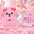 MARTINELIA PUPPIES BEAUTY BOOK - Cofanetto Trucchi Bambina a Libro in Peluche Rosa