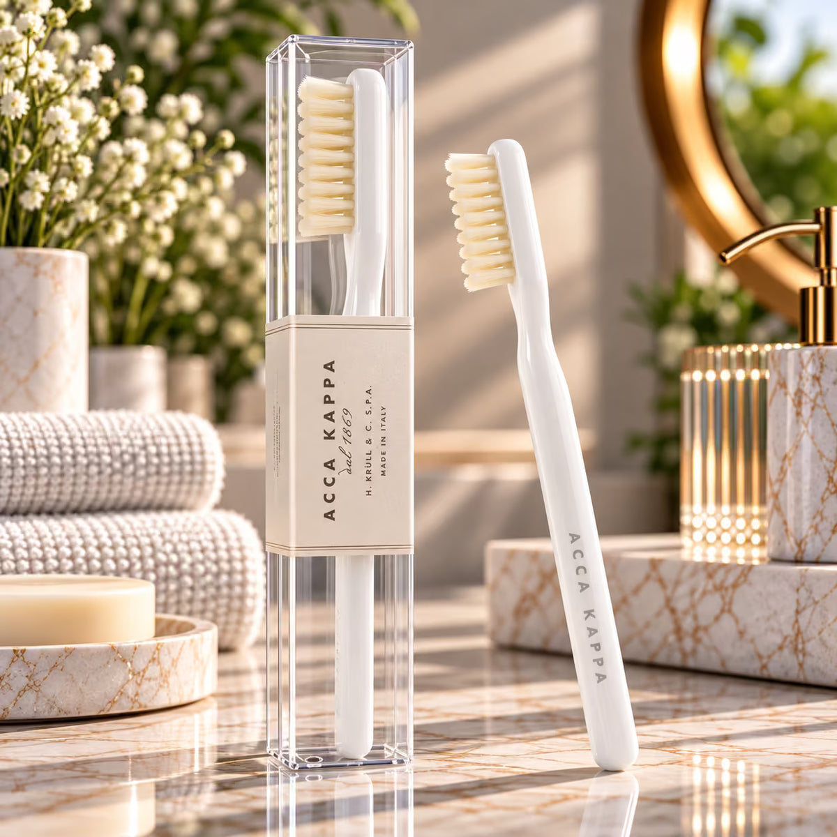 ACCA KAPPA SOFT PURE BRISTLE - Spazzolino da Denti Pura Setola Morbido