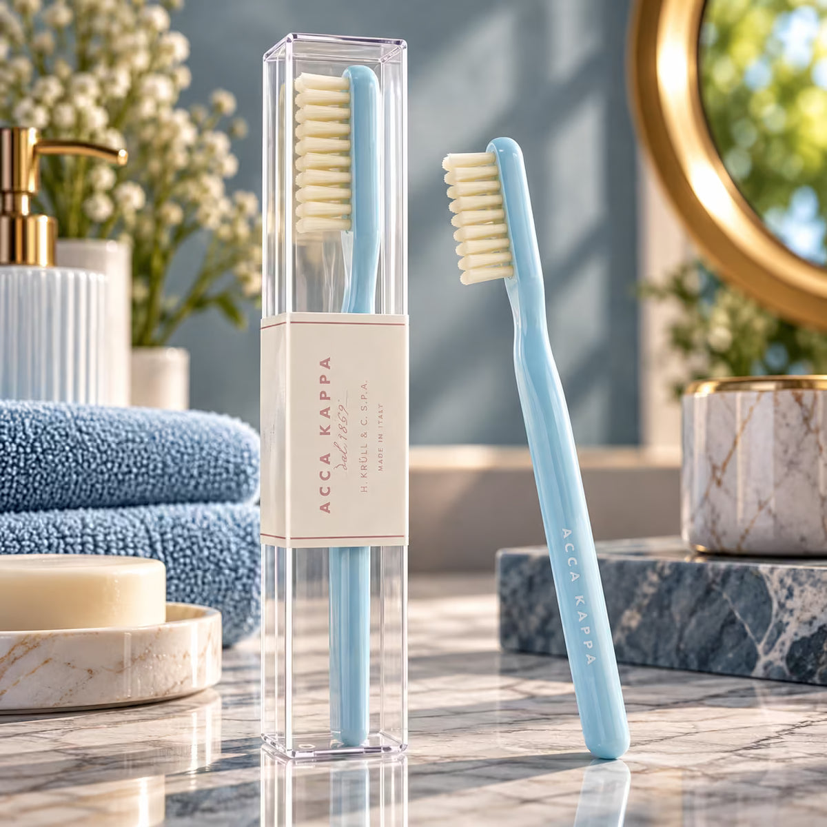 ACCA KAPPA SOFT PURE BRISTLE - Spazzolino da Denti Pura Setola Morbido