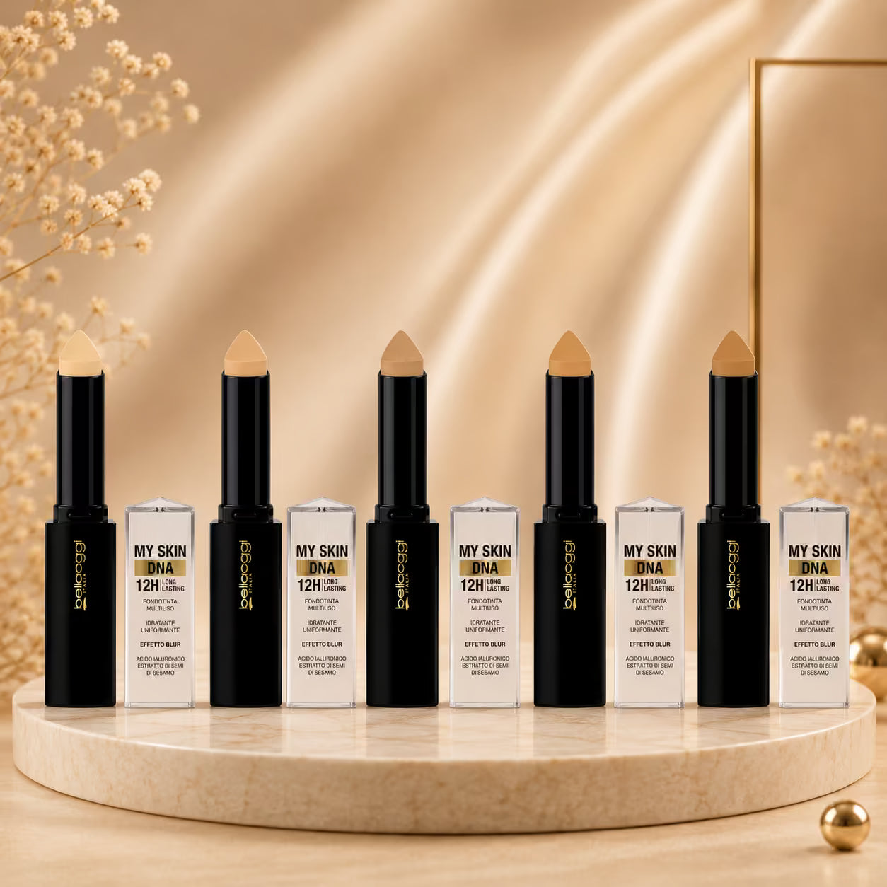 BELLAOGGI MY SKIN DNA 12H LONG LASTING - Idratante Uniforme 7g