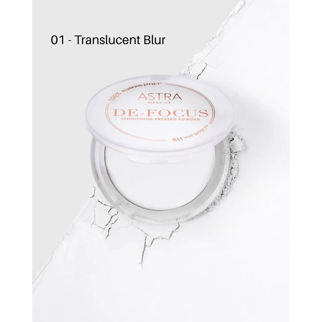 ASTRA MAKE UP DE-FOCUS - Cipria Compatta Levigante/Correttiva