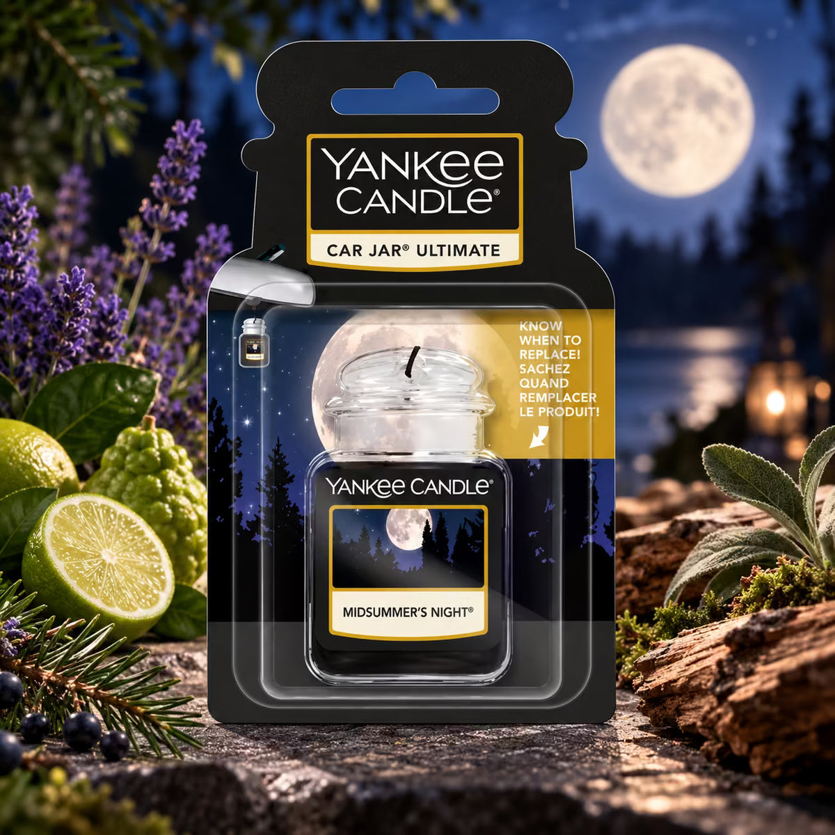 YANKEE CANDLE CAR JAR ULTIMATE -  Midsummer’s Night  9 g