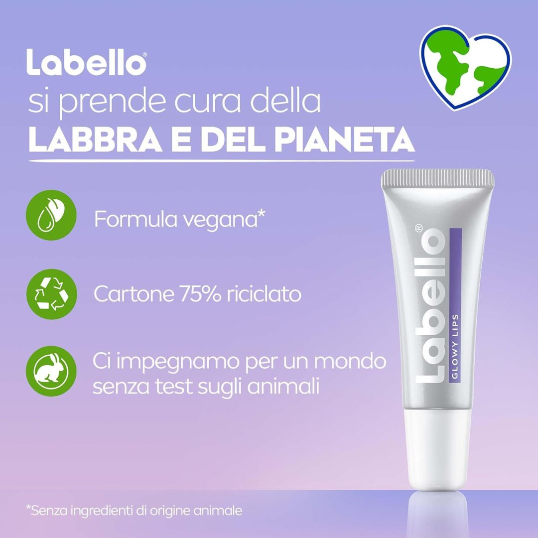 LABELLO GLOWY LIPS – Trattamento Labbra Idratante & Illuminante