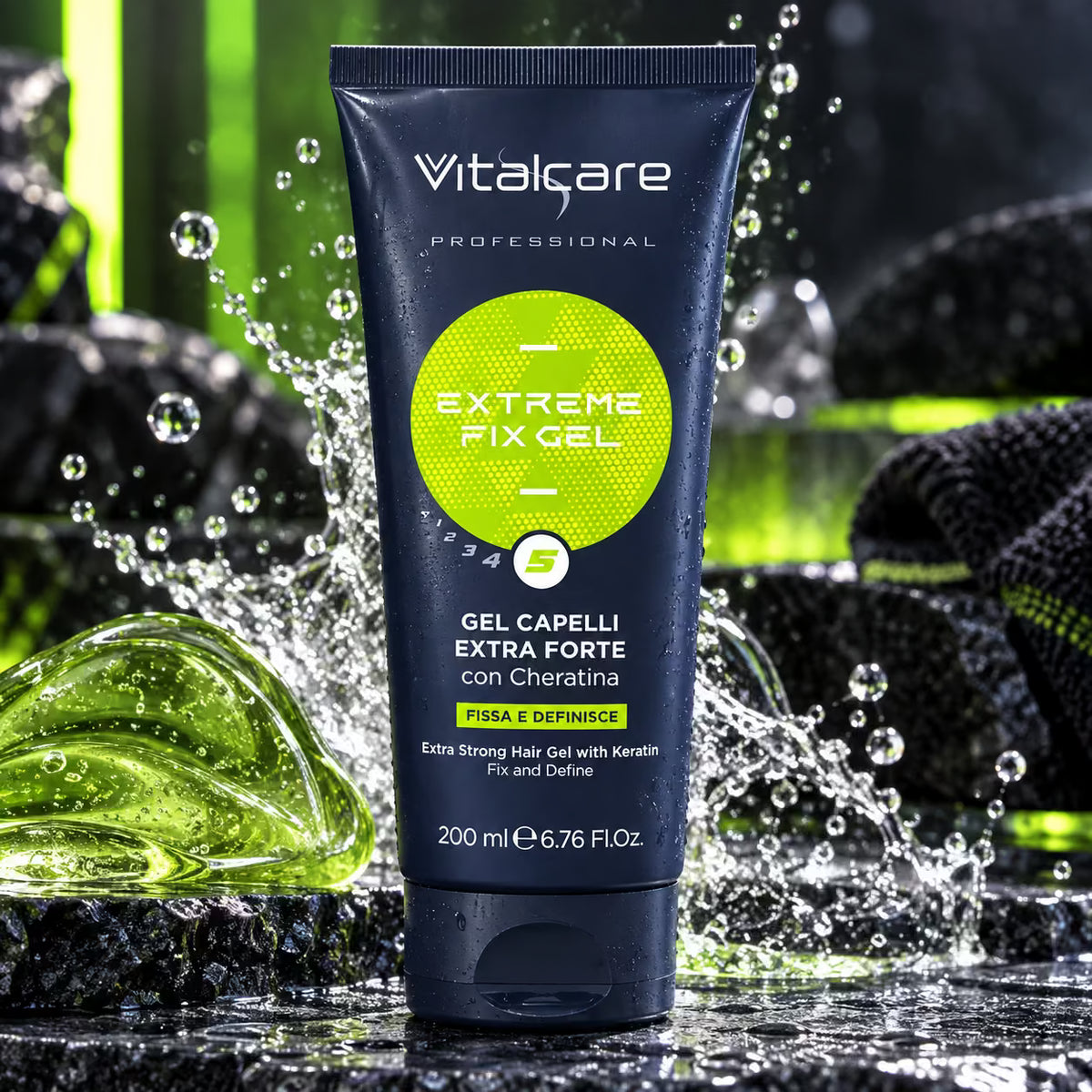 VITALCARE PROFESSIONAL EXTREME FIX GEL LEVEL 5 - Extra Forte Con Cheratina 200ml